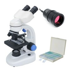 2000X binokulares biologisches Mikroskop mit 2.0MP USB Kamera Exemplar f Student