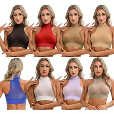 DE ranrann Crop Tops Damen