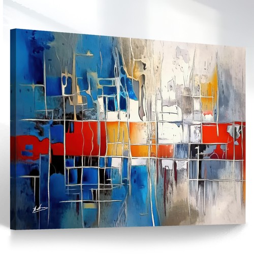 Leinwand bild abstrakt - leinwand,