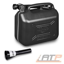 1x BENZINKANISTER RESERVEKANISTER 10L 10 Liter + 1x DIESEL-ADAPTER EINFÜLLHILFE