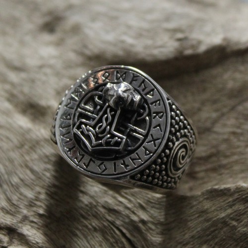 Thors hammer ring silber 925 - thors,