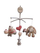 Mobile Nattou Hase Nina mit Defekter Halterung. Musik & Drehmechanik in Ordnung