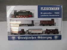 Fleischmann Spur N 7893 Preußischer Güterzug-Set der KPEV T16.1 Analog in OVP
