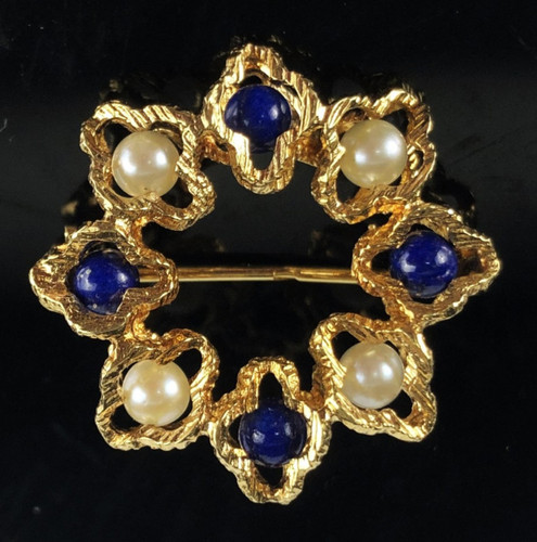 Edle gold brosche fritz - edle,