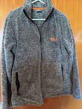 Outdoor Jacke kuschelig LX grau meliert