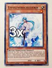 Yu-Gi-Oh! 3x Effektverschleierin SDWD commons Near Mint Neu! Blitzversand! 
