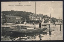 Kiel, Kaiserliches Yachtklubgebäude und Logierhaus, Ansichtskarte 