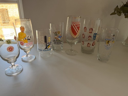 Ddr fußball gläser glas - 7,