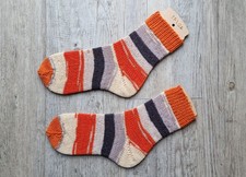 Handgestrickte Socken /