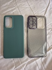 Hülle für Samsung Galaxy A33 5G Schwarz Matt Silikon Schutz Handyhülle Tasche