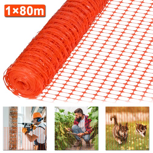80m warnnetz bauzaun - 1m, x