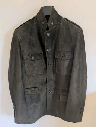 Gucci leder safari jacke - gucci,
