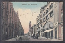 6421. Höchst am Main Kaiserstrasse mit Möbelfabrik 1919
