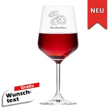 Weinglas mit Gravur