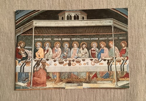 Postkarte das abendmahl - 1, postkarte,