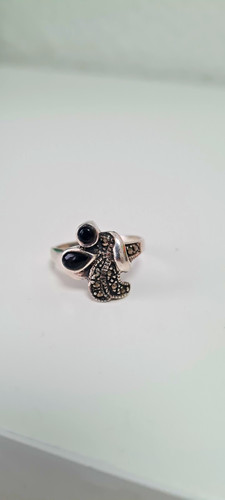 935 sterlingsilber ring mit - 935,