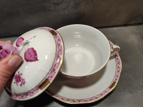 Herend porzellan suppentasse - herend,