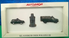 C20 Wiking 1:87 H0 Set 99056 Autodrom Klassiker der Polizei III OVP TOP