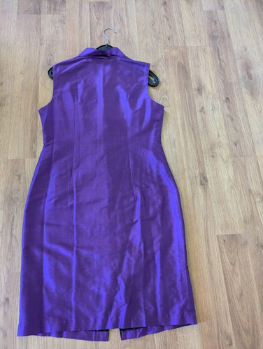 Seidenkleid lila