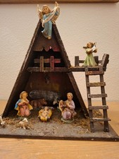 Weihnacht krippe mit figuren - weihnacht,
