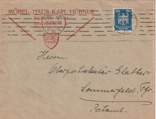 Firmenbrief von Berlin nach Sommerfeld vom 11.5.1926