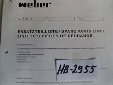 HB-2955 Ersatzteilliste für Weber Rüttelplatte VC15