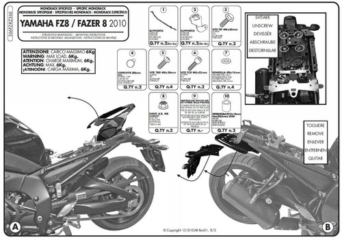 366fz givi träger - 366fz, monorack