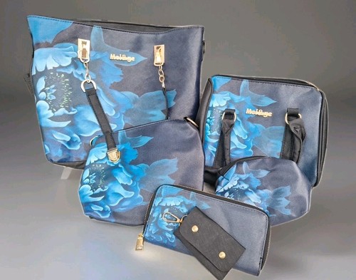 Damen taschen set - teile, blau
