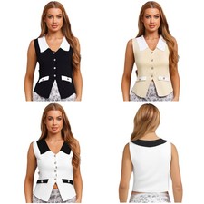 Damen Weste Partei Tank Tops