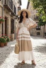 Damen sommer boho hippie ibiza