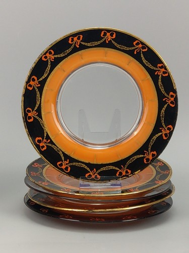 Art deco orange - art, schwarz
