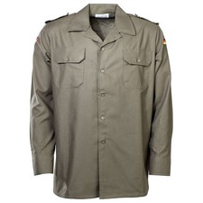 Original BW Bundeswehr Feldhemd oliv grün Bundeswehrhemd Feldbluse Hemd NEUWARE