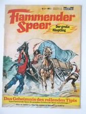 Flammender Speer Heft 21 + Poster Bastei Verlag 1979-1980 Zustand 2