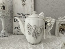 Shabby Chic Antikoptik Deko Vintage Kaffeekanne Engel Teekanne Weihnachten ?