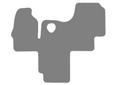 Automatten für VW LT II, Typ 2D 2-Sitzer  (1996-2006)