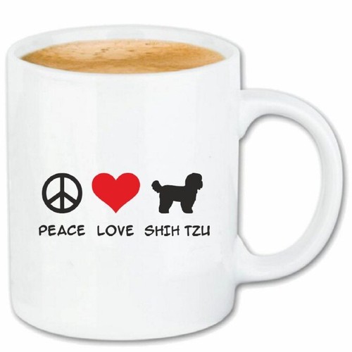 Kaffeetasse peace love - love,
