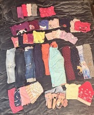 Kleiderpaket Mädchen 98/104 – 43 Teile – Hosen, Shirts, Pullover, Leggings usw.