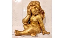 Großer goldener Engel -