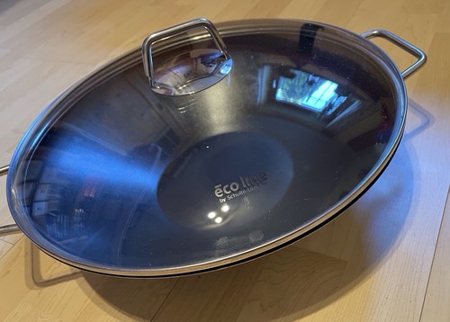 Wok pfanne aus edelstahl für - wok,