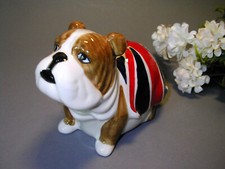 Spardose Bulldogge Hund England Britische Flagge Piggy Bank Bulldog Union Jack