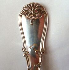 große Gabel 13 Lot Silber Krone Adel Freiherr Sackermann Hesselberg / CB 671