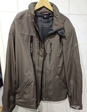 Urbane Ital. Motorrad Jacke Kaffeebraun XL/XXL Brustweite ca. 61,5cm Protektoren