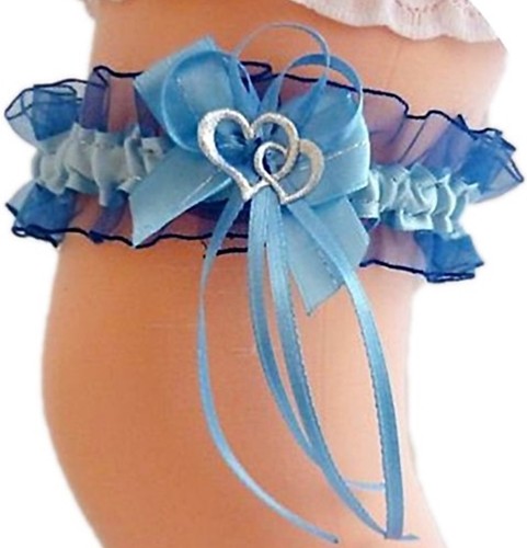 Strumpfband braut dunkelblau - strumpfband,