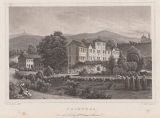 Kronberg Kronthal Original Stahlstich Oeder 1863