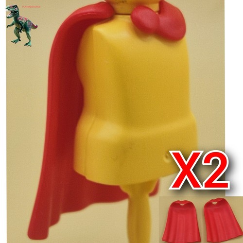 Playmobil roter umhang - x2,