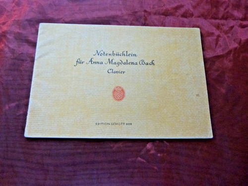 Notenbüchlein für anna - notenbÜchlein,