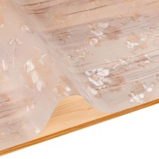 Tischfolie Tischschutzfolie transparent mit Muster Folie Tischschutz ohne Geruch