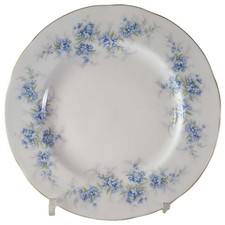 6er Set Kuchenteller Dessertteller Frühstücksteller Royal Standard Blaue Blumenr