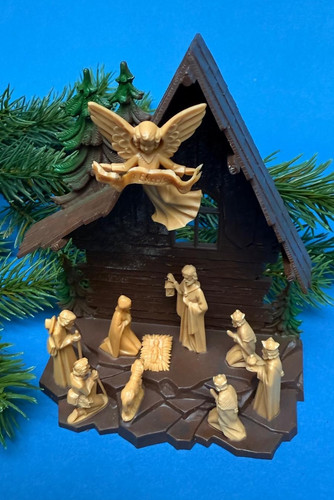 Weihnachtskrippe 1960er jahre - weihnachtskrippe,