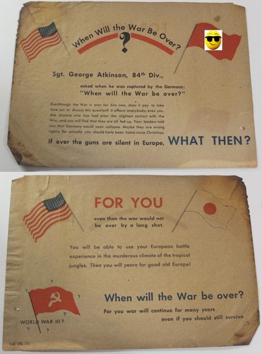 1944 wehrmacht flugblatt - wehrmacht,